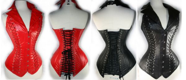 Corset Punk Couro